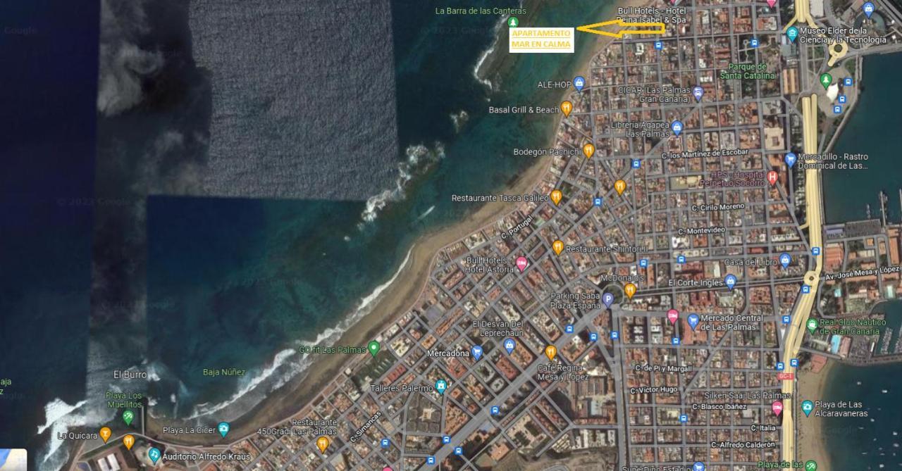 Apartamento Mar En Calma ลาสปัลมาส เด กรานคานาเรีย ภายนอก รูปภาพ